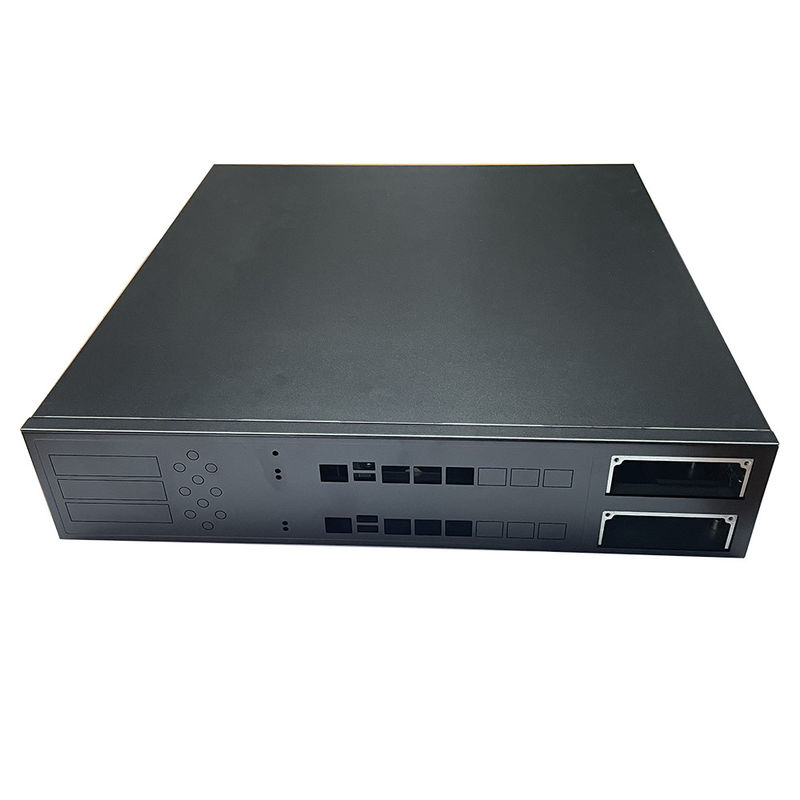 12 Bay 16 Bay Rackmount Gpu Custom Server Chassis Black Powder Sprayed Housing Switch (Конвертирующий устройство с черным порошковым распылением)