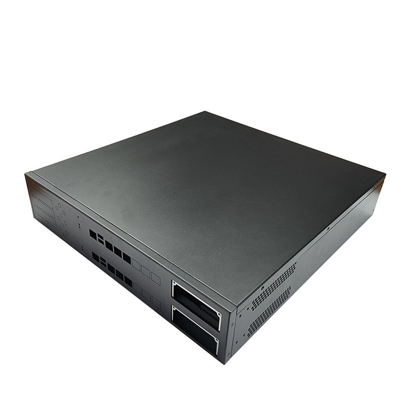 12 Bay 16 Bay Rackmount Gpu Custom Server Chassis Black Powder Sprayed Housing Switch (Конвертирующий устройство с черным порошковым распылением)