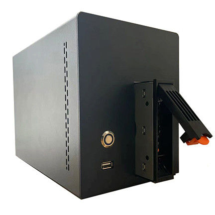 Оборудование NAS Storage Сервер Шасси Домашнее 2 Bay Компьютерный корпус Алюминиевая сплав панель