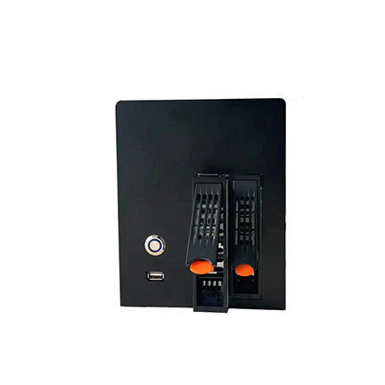 Оборудование NAS Storage Сервер Шасси Домашнее 2 Bay Компьютерный корпус Алюминиевая сплав панель